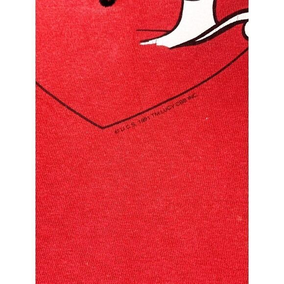 Vintage 1991 I Love Lucy Show T-Shirt Red Large Embroidered TV Single Stitch - Picture 4 of 9